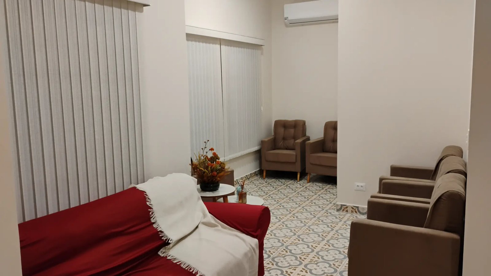 Recepção da clínica